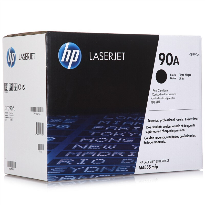 Cartucho de tóner original HP 90A CE390A para M600 M601 M602 M4555mfp