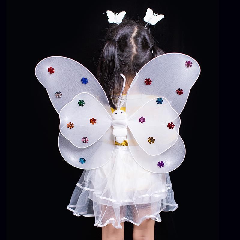 Summer vacation stall toy wings little girl costume props angel…