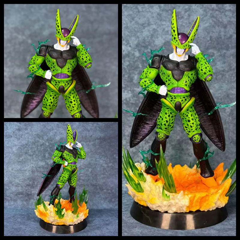 Super Saiyan Broke the Circle of Shaal Complete Standing Statue Desktop Doll Model Ornament Boxed Figure