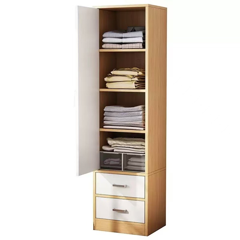 Armario de alquiler pequeño espacio de ahorro de habitaciones de dormitorio armario colgado junto a la cama 2025 nuevo armario de almacenamiento moderno simple