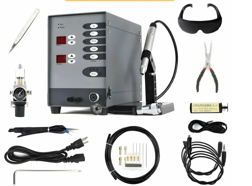 De alta potencia Dental Ortodoncia máquina de soldadura por puntos automática CNC táctil máquina de soldadura de arco de argón máquina de soldadura de oro y plata joyería de soldadura