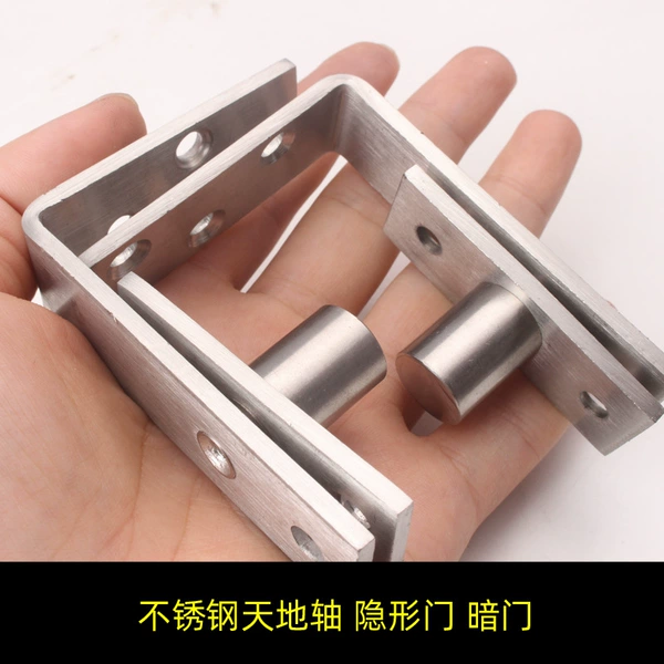 Heaven and earth hinges [upper and lower set] - stainless steel