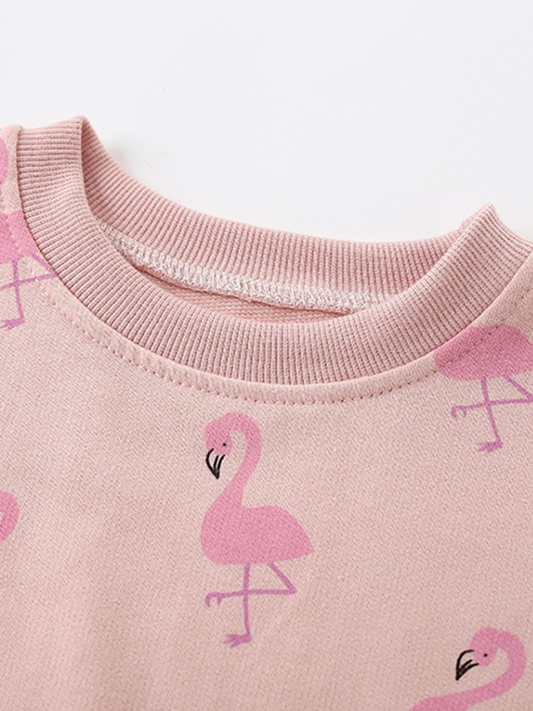 Mawlee niñas suéter de otoño nuevo estilo europeo y americano camisa de cuello redondo casual para niños de manga larga base ropa de niños