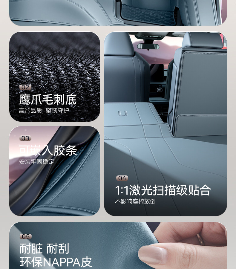 Suitable for Toyota RAV4 and Wildlander 26 models, full-coverage trunk mat, car accessories decoration