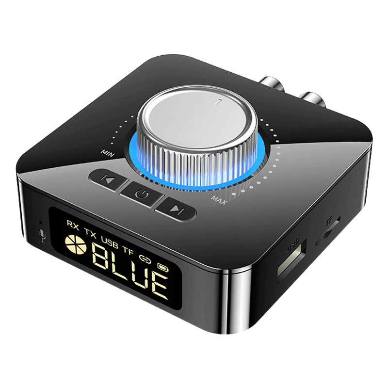 Новый цифровой дисплей, Bluetooth-приемник и передатчик звука 2-в-1, адаптер-конвертер AUX 2-в-1