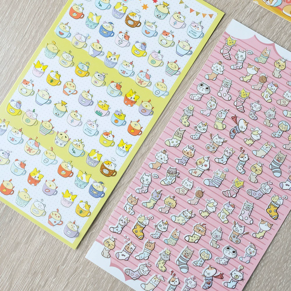 Кросс-бордер Nekoni Dog Shiba Inu Water Cup Animal Food Emok Emoticon Little cute decorative hand account sticker drawing sticker