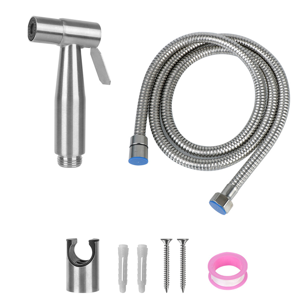 Juego de Pulverizador para Inodoro de Acero Inoxidable con Presión para Baño