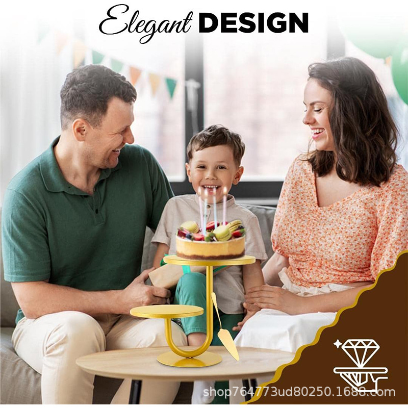 Amazon Venta caliente soporte de exhibición decoración pastel postre pastelería bandeja comida fría resto soporte de mesa 10 piezas conjunto image 3