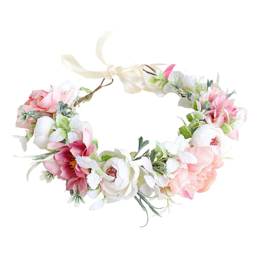 Hera joyería al por mayor de Corea fotografía nupcial tocado dulce Mori Garland foto princesa banda para el cabello guirnalda transfronteriza