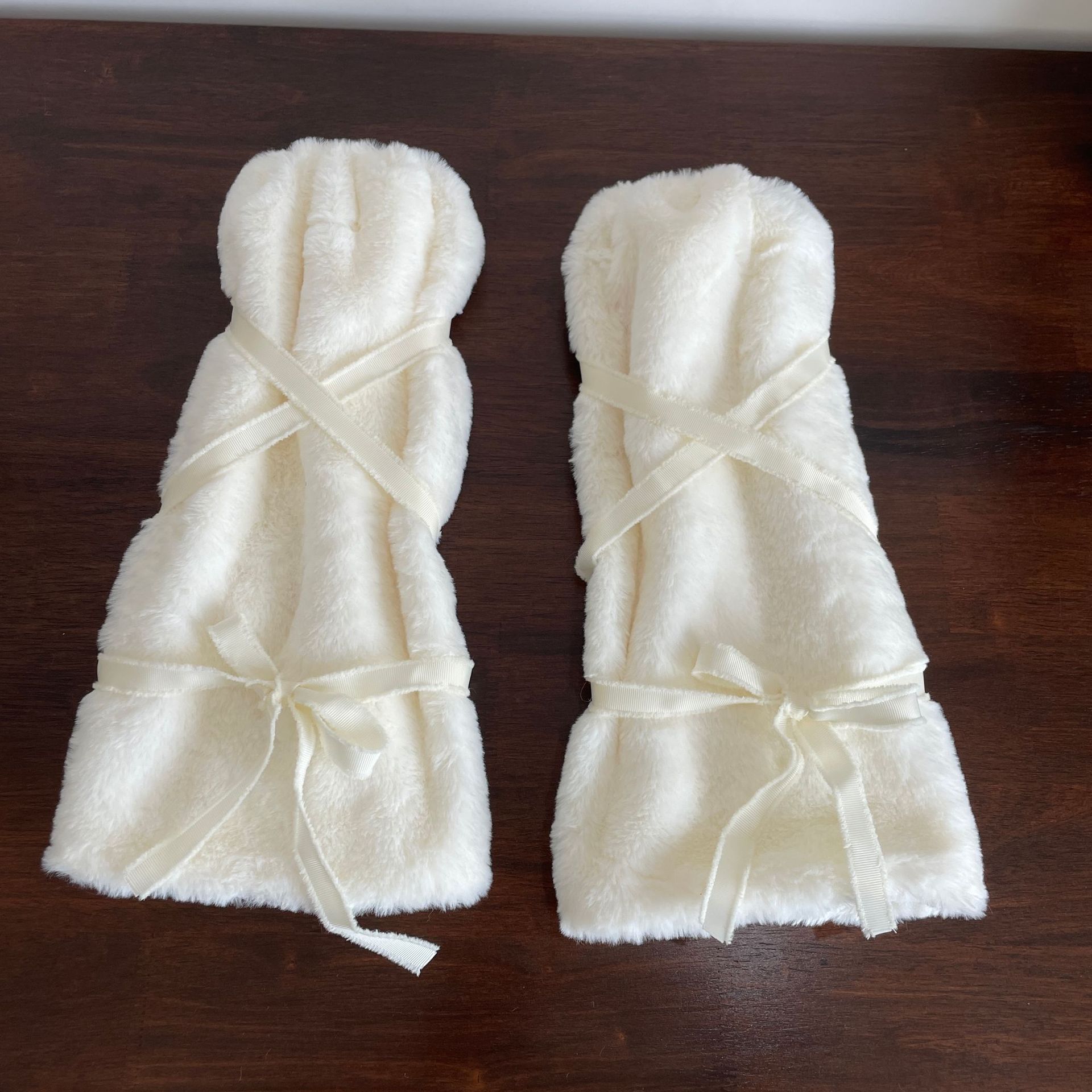 Otoño y invierno adorable Y2K hot girl arco pierna cubierta calentamiento peludo chica Lolita peludo cubierta peludo calcetines