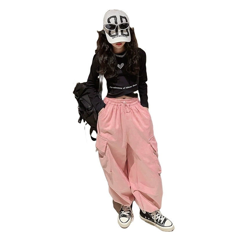 Autumn set, long-sleeve, trousers, internet celebrity, for teenagers, children's clothing
