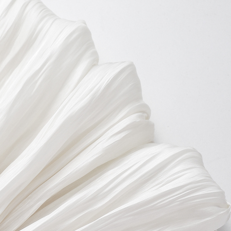 Día de la madre de siete colores 520 nuevos productos Perlas francesas Nieve satén tela arco floristería decoración de bricolaje material floral