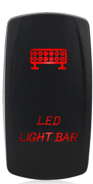 요트 스위치 5핀 2단 레드