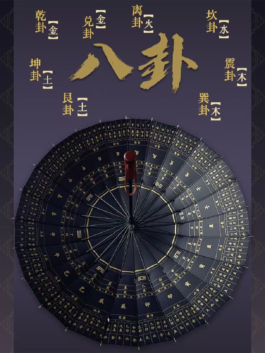 八卦刀伞剑伞24雨伞长柄武士太极剑柄八卦个性创意大号动漫晴雨伞-阿里巴巴