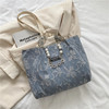 Shopping bag from pearl, capacious chain, one-shoulder bag, 2022 collection, internet celebrity