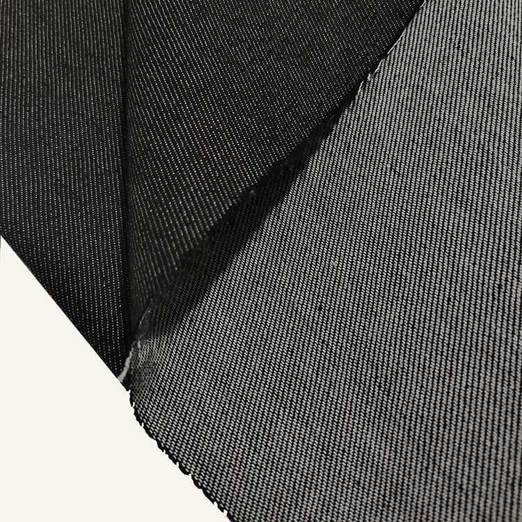 Precio atractivo contracción al por mayor negro elástico tela de telas denim rayadas image 6