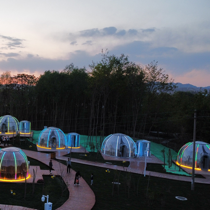 Sunshine Room B & B Transparent Bubble House Starry Sky Tent Scenic Area Outdoor Modern Ball Net Red Hotel Fabricante