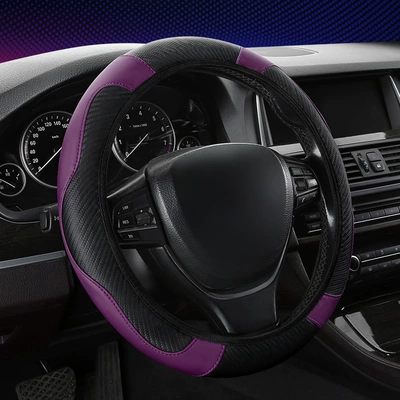 cross-border e-commerce car, Steering wheel cover - purple-38cm