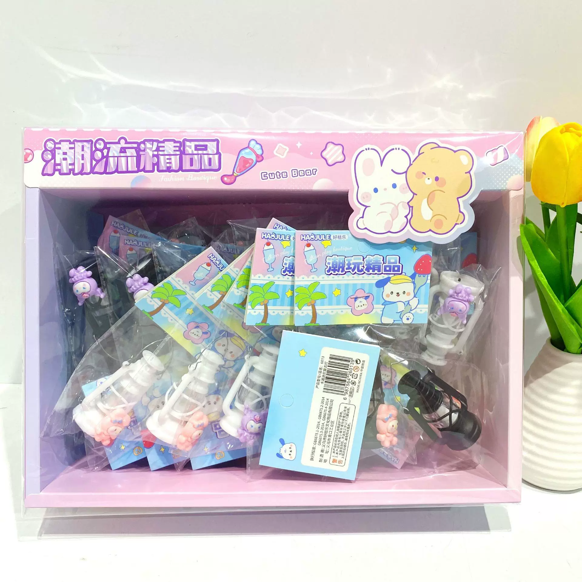 卡通迷你复古灯装饰氛围灯创意户外道具露营煤油灯桌灯儿童玩具