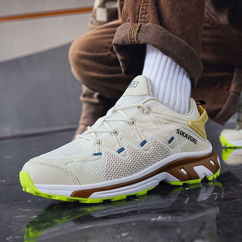 Scarce Cattle Foreign trade original order Cushion Trail Running Shoes Men's Professional Hiking Shoes Wear-resistant Lightweight Hiking Shoes