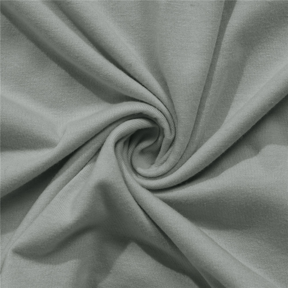 2023 Wiosna/lato Krótki krój Otwarty pępek Okrągły dekolt Zasznurowany T-shirt z krótkim rękawem Jednolity kolor Top_voghion.com