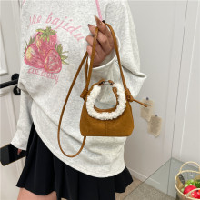 跨境毛妮迷你小方包小众时尚公主包斜挎胸包高级感女童亲子耳机包