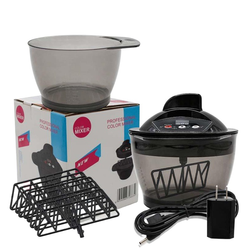 Luotuossi automática agitación Tratamiento Capilar Tazón de Teñido eléctrico Tazón conjunto para el cabello de color crema para el cabello licuadora herramientas para el cabello