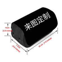 新款笔袋中小学生大容量铅笔盒 翻盖文具盒支持来图定 可一件代发