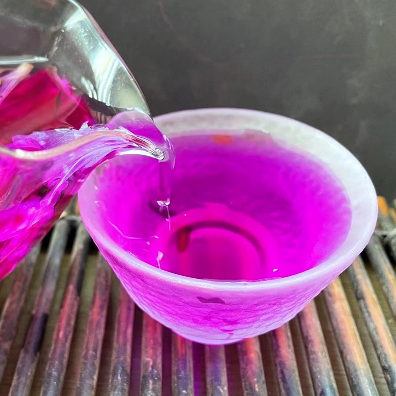 Purple Dendrobium Flower Zi Shi Hu Hua Dried Herbal Tea Flowers 10g Bottle Pack details