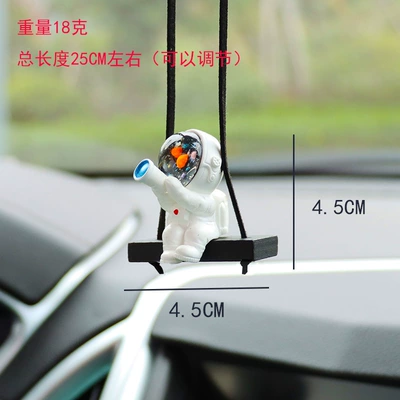 Wholesale a generation of creative astronaut car accessories car hanging car interior pendant car pendant car Crane (Car hanging) - astronaut-with-a-telescope