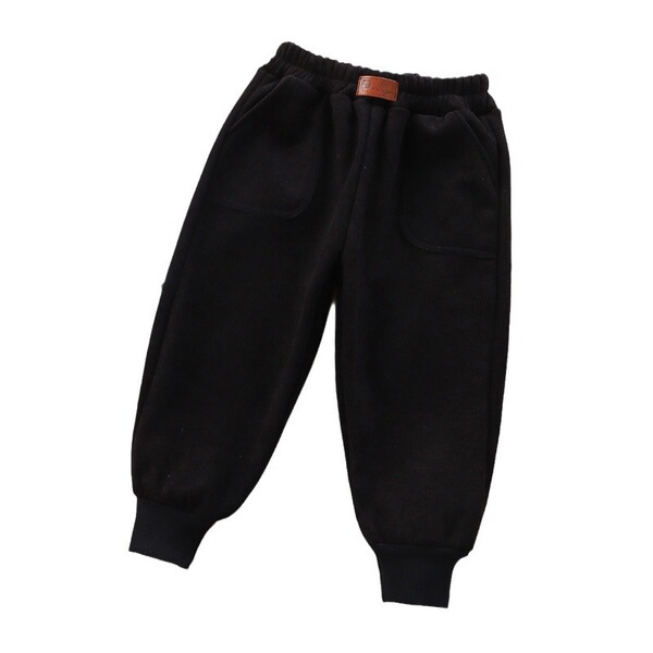Children's corduroy velvet double-sided keep warm winter trousers…