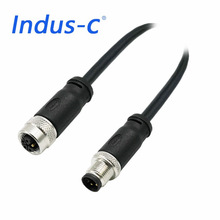 �������|PUR�ͺ�M12L��4о��ֱ��ĸֱ���F��ˮ�B�����B�Ӿ�