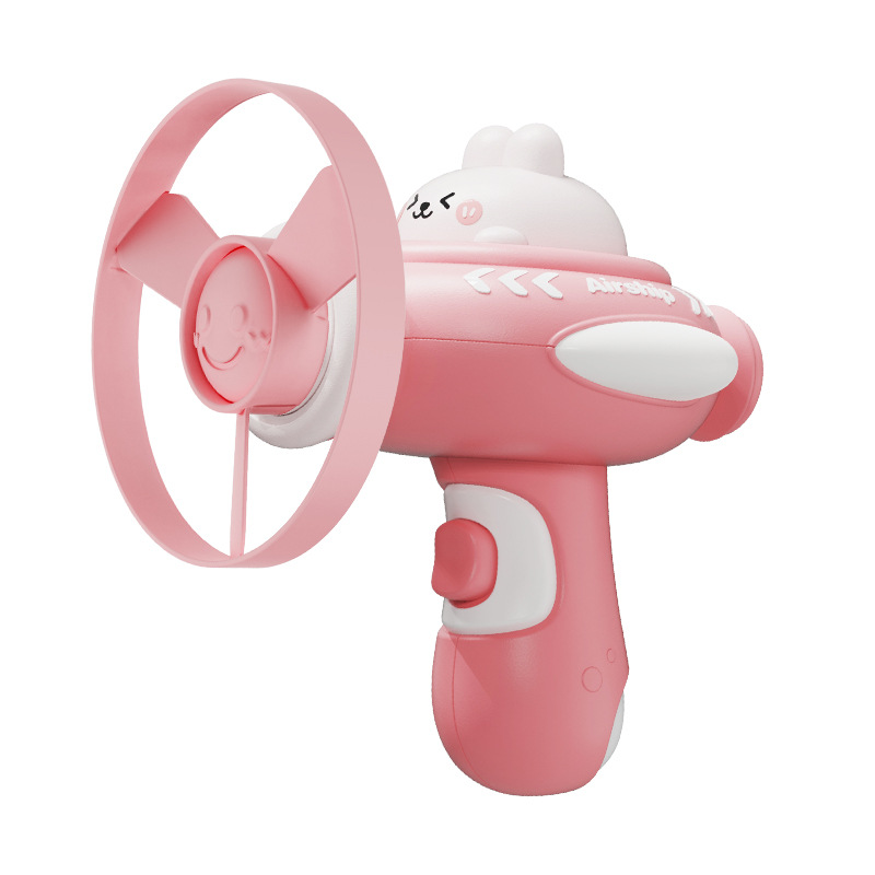 Libélula de bambú luminosa platillo volante giroscopio juguetes para niños catapulta al aire libre pistola de frisbee giratoria competencia al por mayor transfronteriza