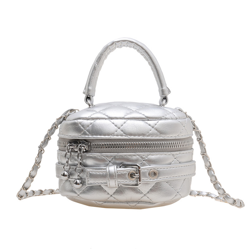 2023 Nuevo hilo bordado Chanel estilo mini bandolera de mano para niños hebilla de cinturón lápiz labial pequeño bolso de hombro al por mayor