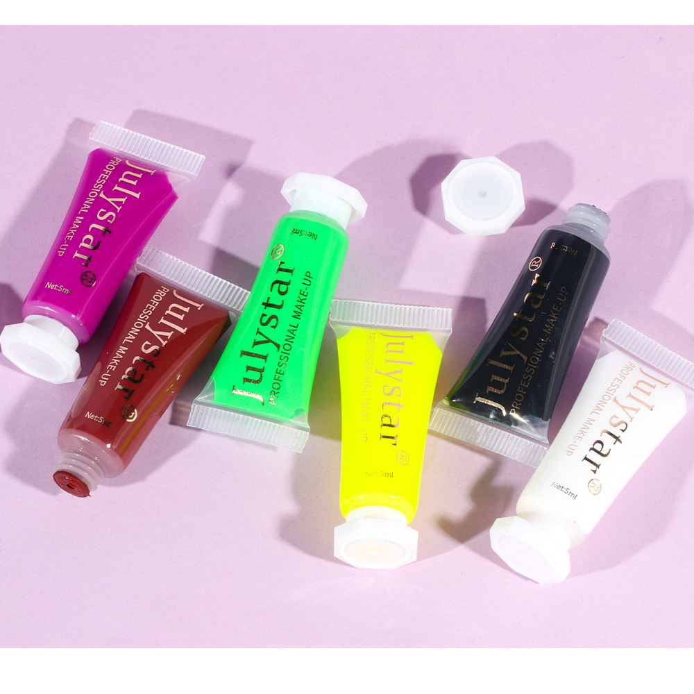Ličila za noč čarovnic, človeška poslikava obraza, dramatičen vodotopen fluorescentni grafit pigment_voghion.com