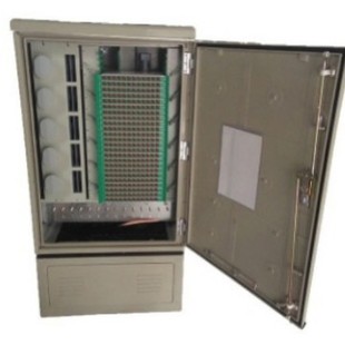 288-Core Three-Network-In-One Optical Cable Distribution Box Sc Jump-Free Tray Direct Plug-In Outdoor Fiber Optic Distribution Cabinet