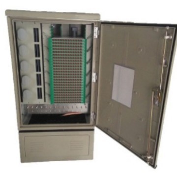 288芯三网合一光缆交接箱 SC免跳托盘直插式室外光纤配线柜