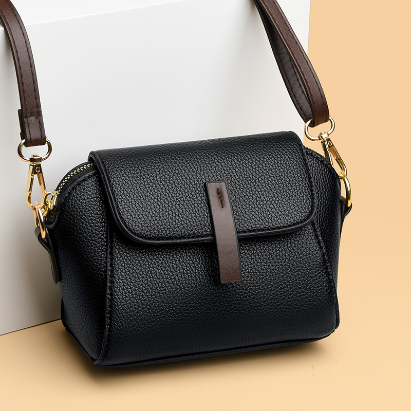 Bolsos 2025 nuevo bolso bandolera de moda, bolso pequeño de cuero suave, bolso de hombro versátil de moda, bolso popular para mujer, venta al por mayor transfronterizo