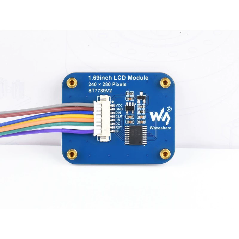 1.69 -inch IPS display SPI interface ST7789V2 drive chip LCD screen 240 × 280 resolution
