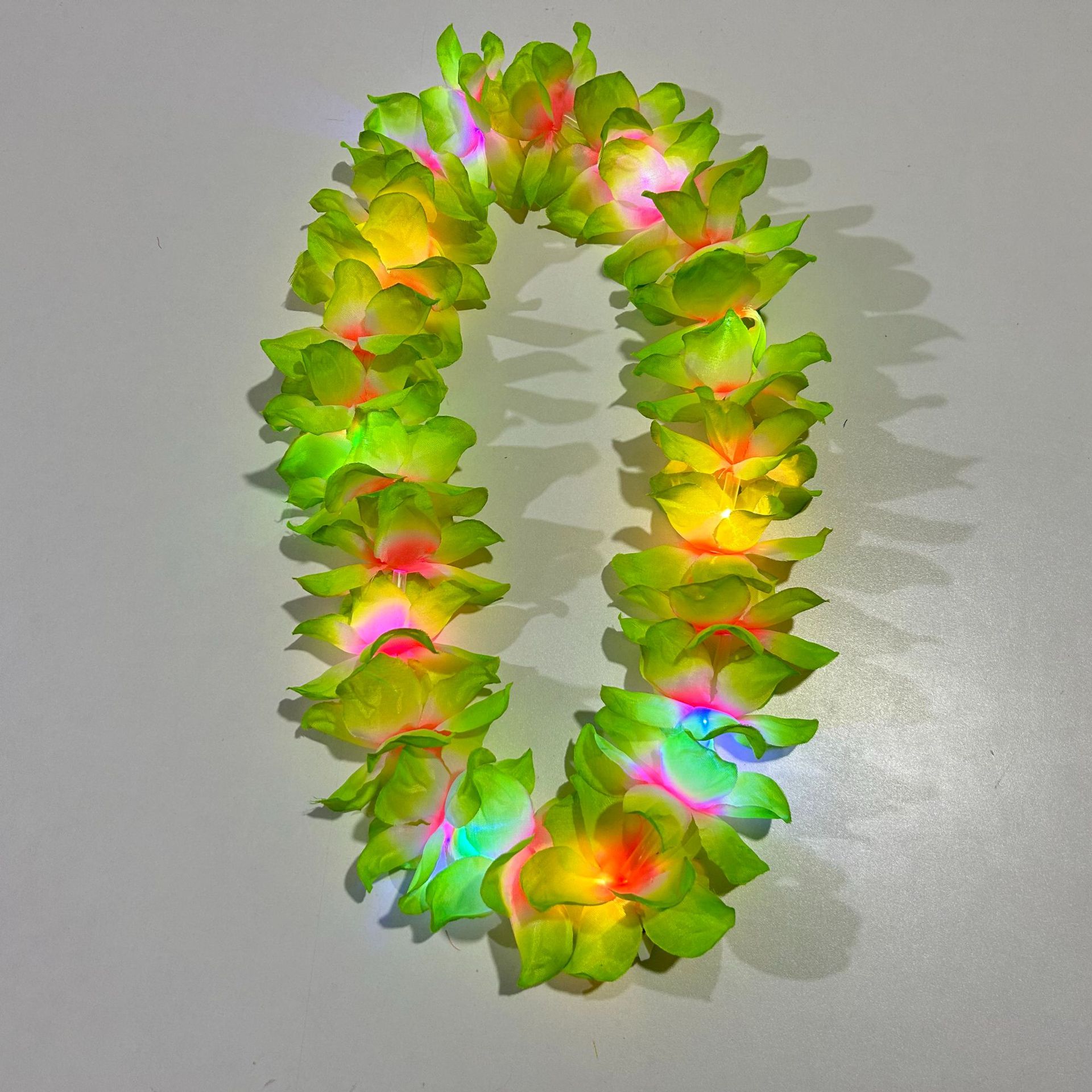 Lámpara LED de color corolla de pétalos de diámetro 11 cm 10 lámparas 24 flores al aire libre de vacaciones