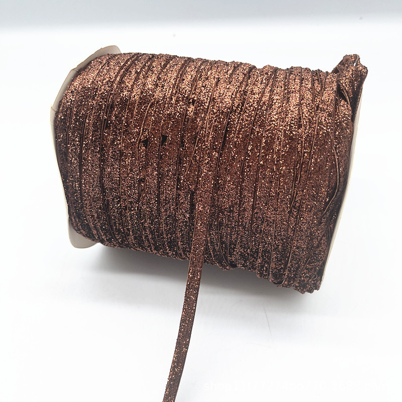 Fabricantes al por mayor 1CM hechos a mano embalaje de regalos de cinta de lana unilateral cinta de cebolla cinta de terciopelo decoración DIY