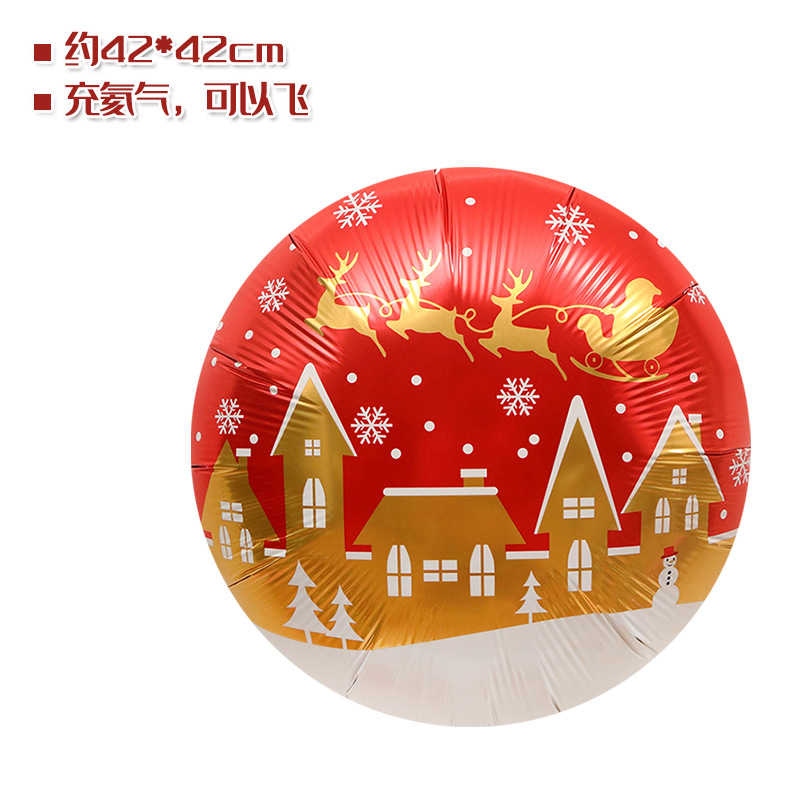 Tienda ventana Decoración Accesorios juguete globo Navidad caramelo muleta ancianos muñeco de nieve árbol de Navidad globo foto