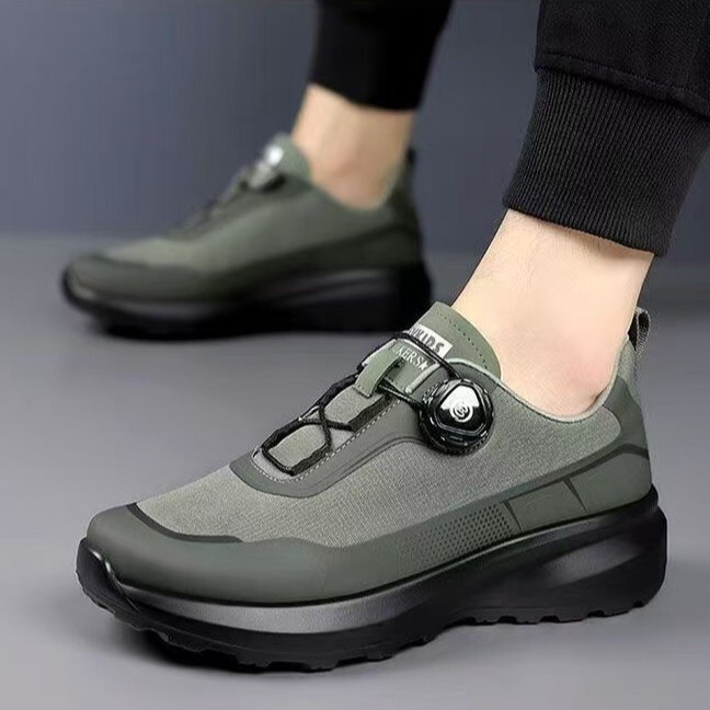 Factory Men's Shoes New Style Rotating Button Men's Casual Shoes Commuting Shoes Thick-Soled Outdoor Hiking Sports Shoes for Men Factory Men's Shoes New Style Rotating Button Men's Casual Shoes Commuting Shoes Thick-Soled Outdoor Hiking Sports Shoes for Men