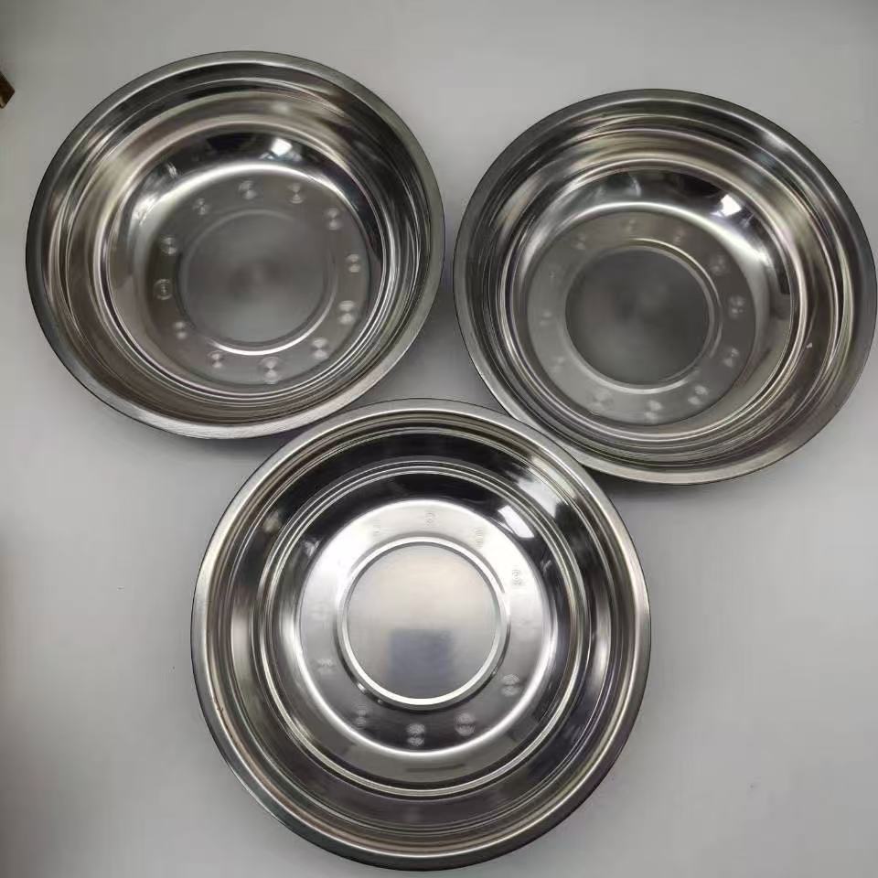 Tazón para Sopa de Acero Inoxidable 18-24 cm Redondo para Cocina Doméstica