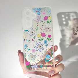 源头工厂适用HONORX6C打图滴胶闪粉Magic7Lite花朵配件南面手机壳