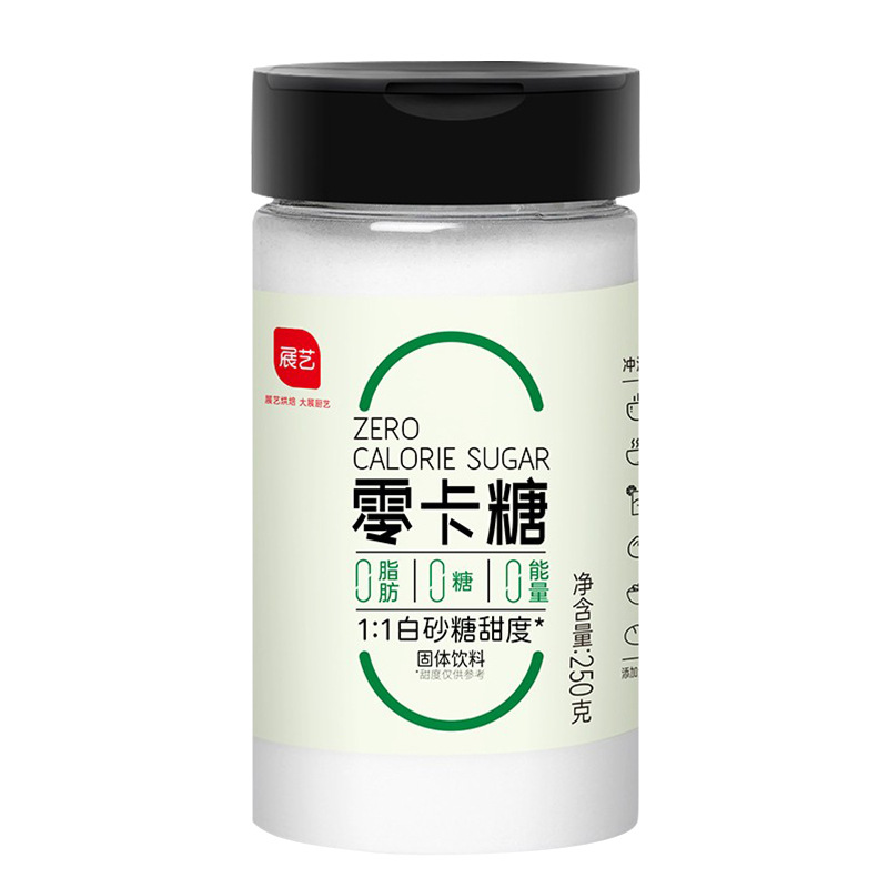 展艺零卡糖250g 代糖赤藓糖醇无糖0脂0卡木糖醇白砂糖