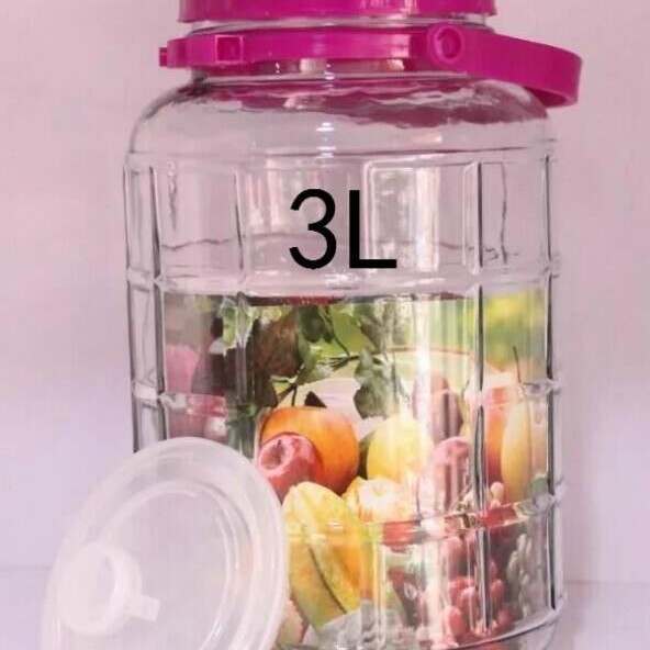 厂家供应3L加厚玻璃瓶葡萄酒瓶方格梅酒瓶泡酒瓶