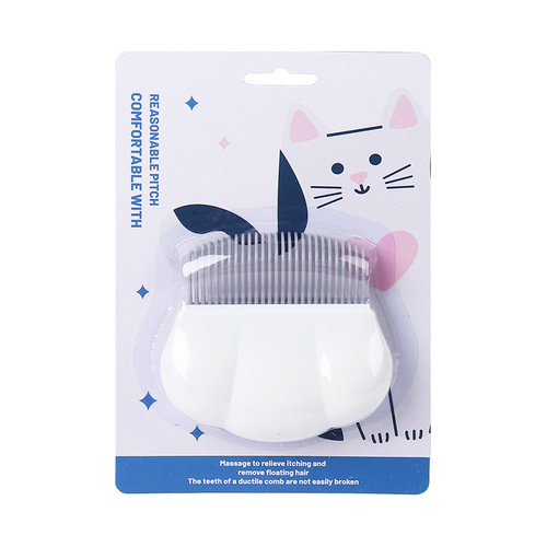 Pet Supplies Amazon New Pet Shell Comb Cat Hair Removal Comb Tickling Massage Cat Comb Wholesale