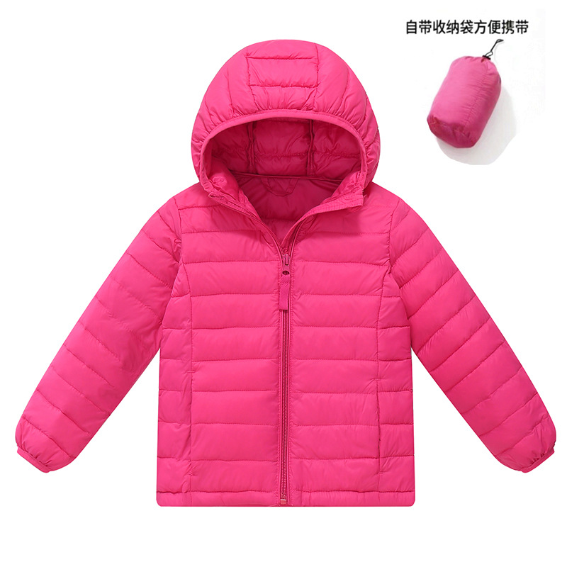 Amazon Children's Lightweight down Cotton Jacket for Boys and Girls, Casual Simple Coat for Older Children