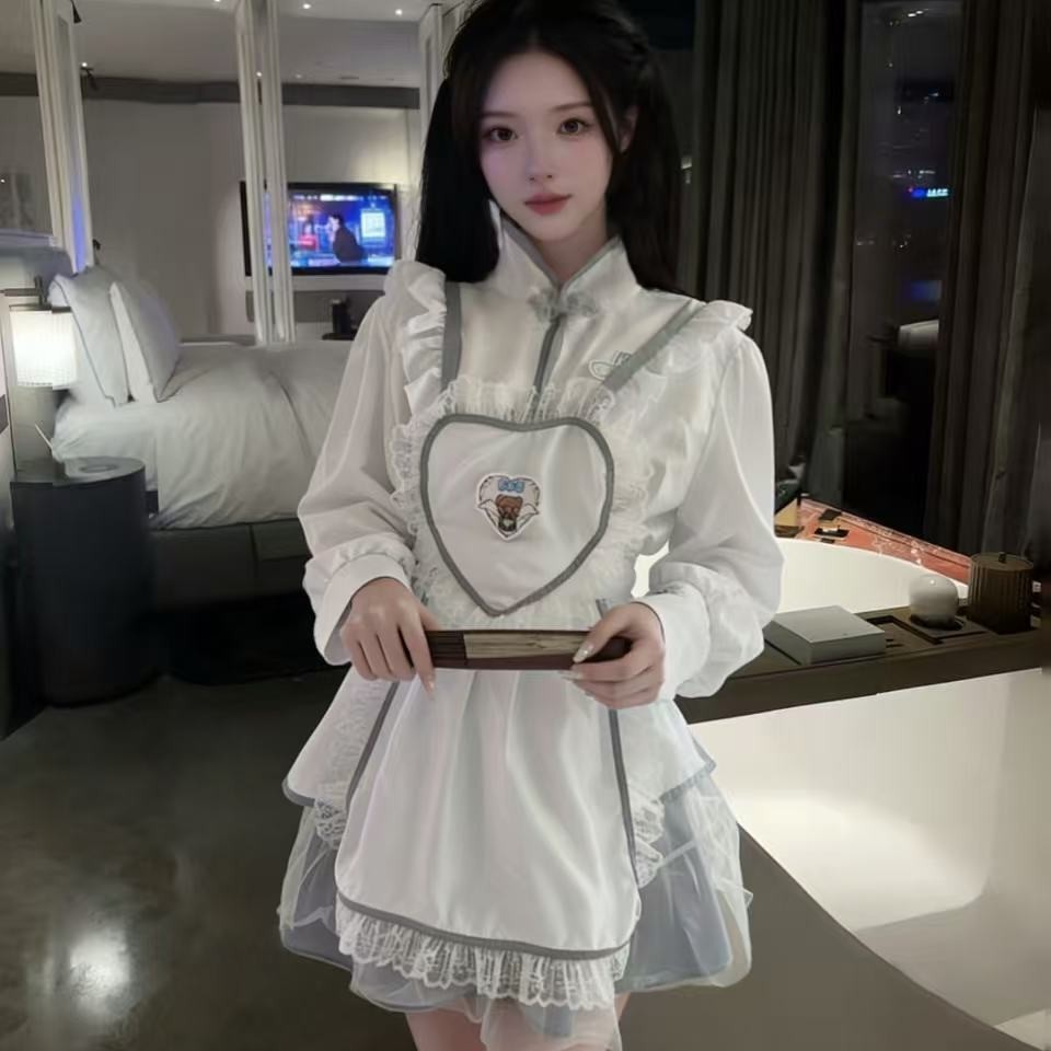 시 메이샤: 섹스 속옷 순수한 욕망 보라색 원피스 섹시한 작은 가슴 유혹 유니폼 여성 잠옷 세트